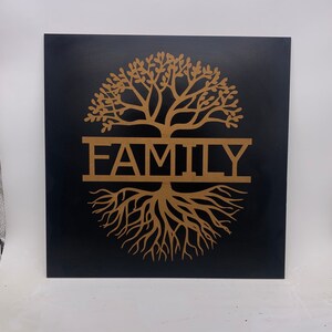 Family tree of life sign, family tree, laser engraved tree of life , family sign