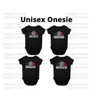 Mexican Baby shirt/ Estado shirt/ Baby Onesie Custom Mexican Eagle/Baby ounce/