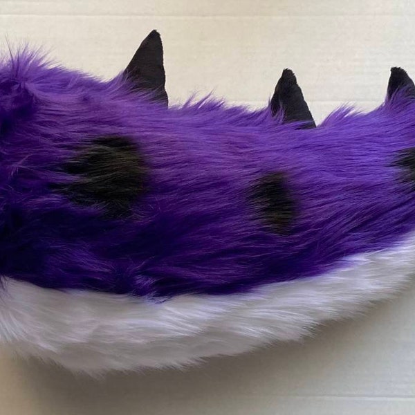 Purple Dinosaur Fursuit Cosplay Tail