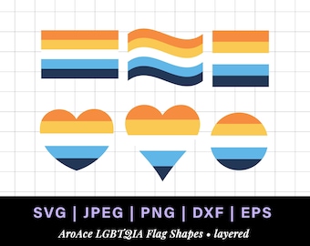 Aroace stickers png for aroace pin pride flag decal, Aro ace pride month svg, lgbt svg png for aroace pride shirt merch, digital download