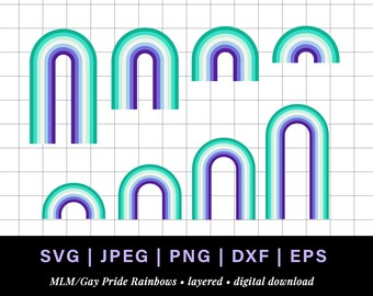 Gay pride retro rainbow svg, subtle pride rainbow svg, lgbt rainbow svg, lgbt retro rainbow svg, lgbt pride rainbow svg bundle, mlm rainbow