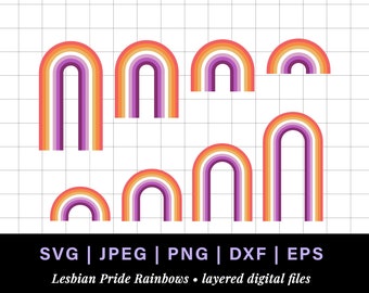 Lesbian pride retro rainbow svg, subtle pride rainbow svg, lesbian pride svg bundle, lgbt retro rainbow jpg, lgbt pride rainbow svg bundle