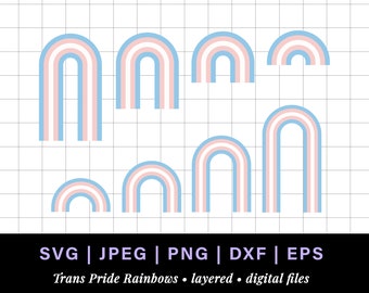 Trans pride rainbow svg, transgender pride png, pride rainbow svg, trans svg, lgbt retro rainbow svg, lgbt pride rainbow svg bundle