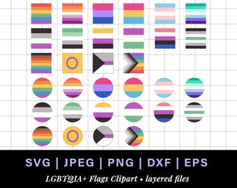 gay pride lgbt svg bundle, rainbow flag svg for pride pins, pride flag svg, bi pride flag lgbtq svg, pansexual lesbian asexual flag pin svg