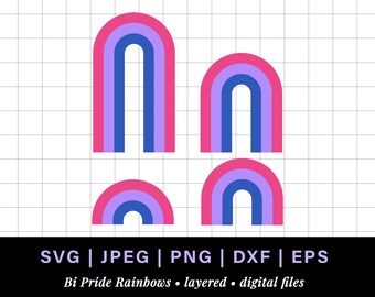 Bi pride rainbow lgbt png, bisexual pride rainbow lgbt svg for subtle bi pride shirts pin sticker merch, retro rainbow bisexual pride svg