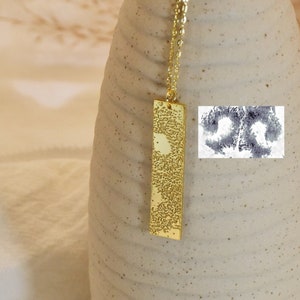 Actual Fingerprint Necklace • Pet&#39;s Nose Print Necklace • Fingerprint Necklace •Memorial Necklace • Loss Necklacet • Mother&#39;s Day Gifts