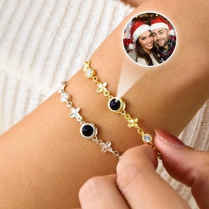 Personalized Photo Bracelet • Projection Bracelet •Memorial Picture Inside Bracelet •Birthday Wedding Friend Gift • Customized Gift for Her