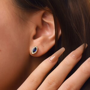 Gemstone Stud Earrings • Birthstone Post Earrings • Natural Gemstones • Birthstone Gift • Birthday Gift • Bridesmaids • Birthstone Gift