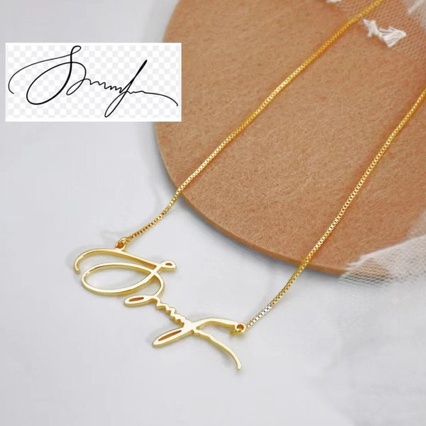 Tape Signature Necklace