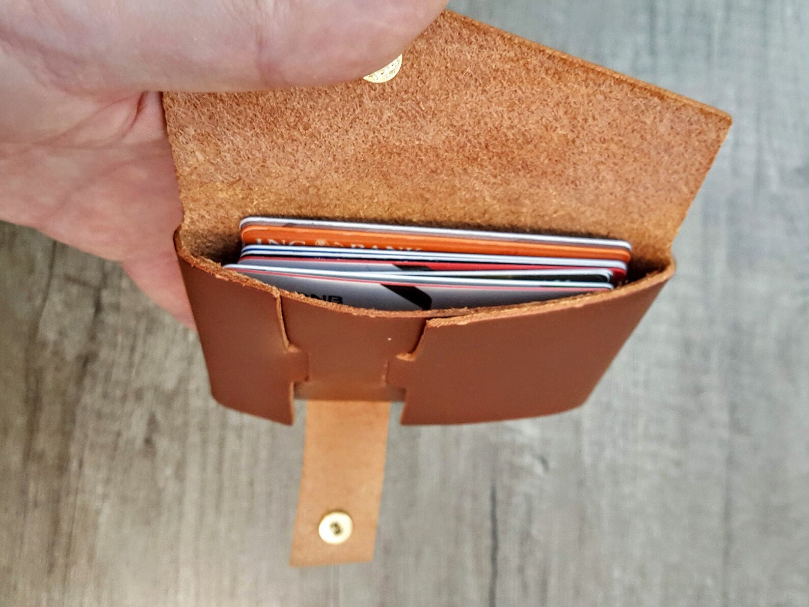 Leather Wallet Pattern, Origami Non Stitched Wallet Template, Pdf