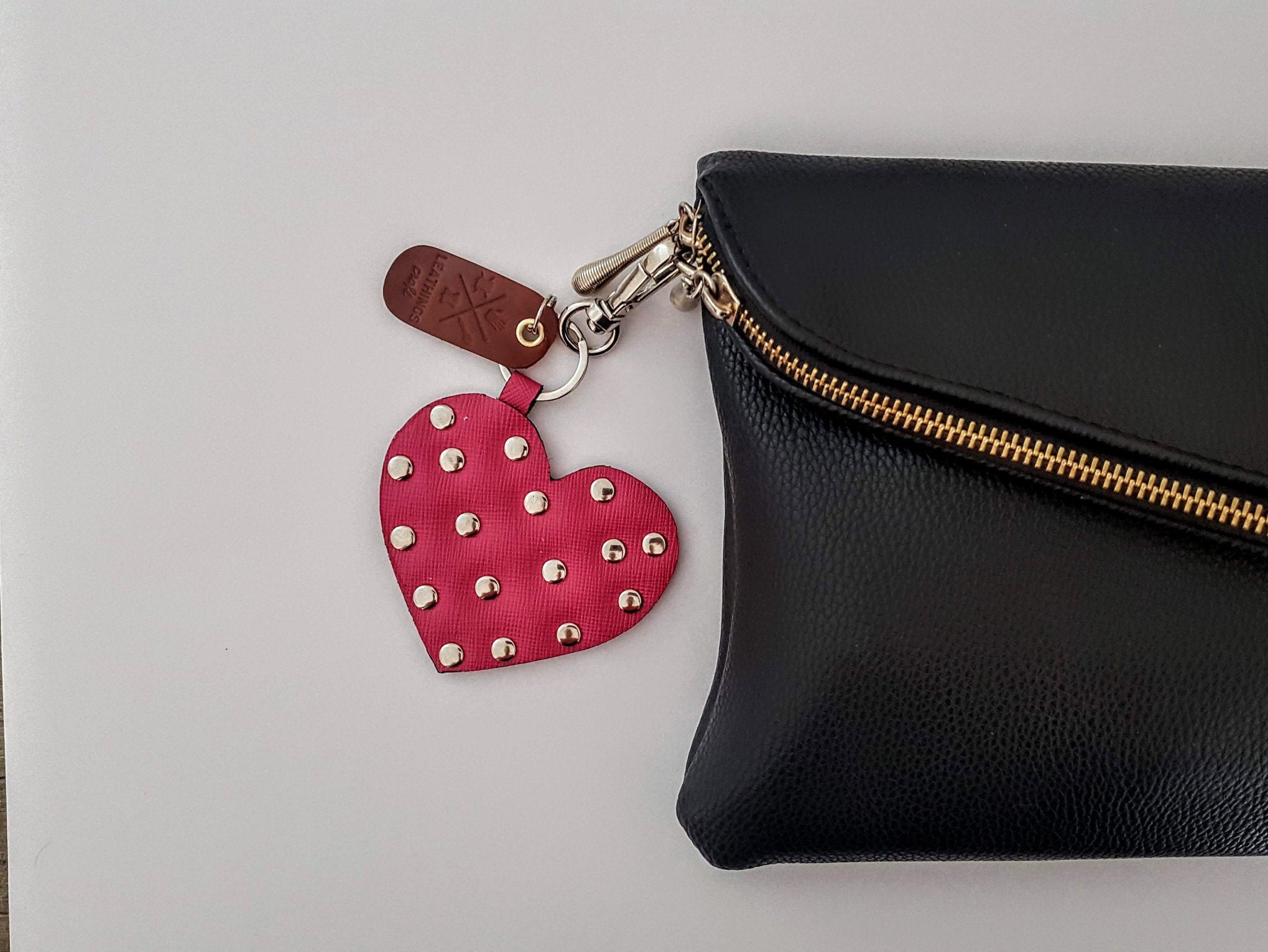 PDF Leather Bag Charms Pattern 4 Leather Keychain Template Etsy