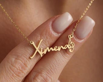 Sterling Silver Symbol Name Necklace: Personalized Keepsake Gift