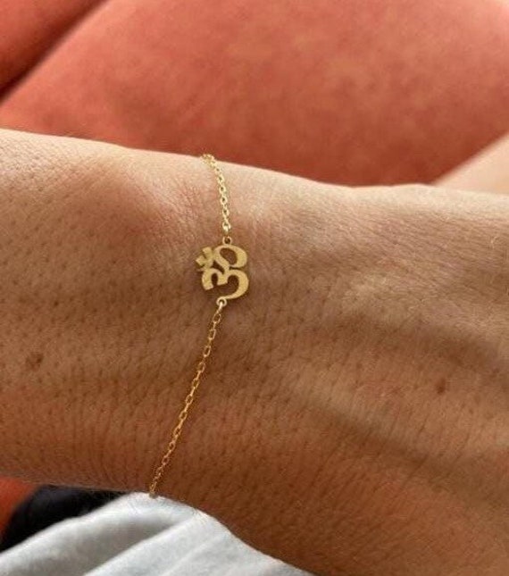 Hindu Evil God|stainless Steel Om Bracelet For Women - Hindu Yoga Jewelry