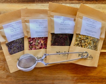 Floral Tea Bundle. | Christmas Gift Set. | Birthday Gift Set | corporate gift | gift ideas |