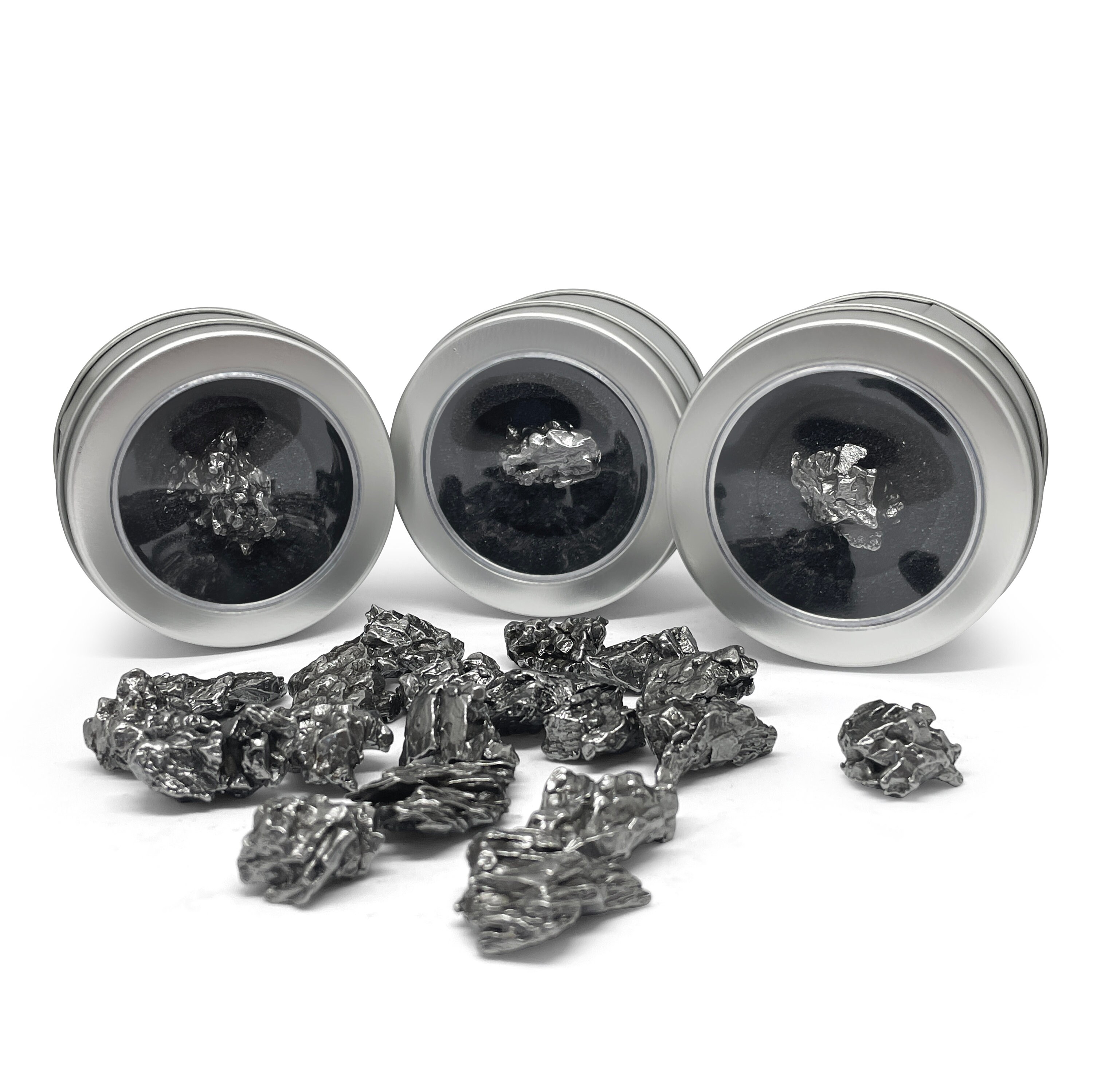 Meteorite Reale Con Certificato - Frammento Di Stella Cadente Da Campo Del Cielo, Argentina | Con Cornice Sospesa - Foto 14