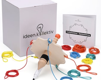 ideen.kollektiv String Puller Team Building Cooperation Game Educational Game Group Game Interaction Drawing Game (up to 10 people)