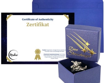 real shooting star with certificate for individual inscription shooting star meteorite special gift