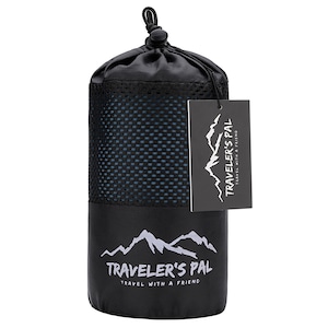 Traveler's Pal Hüttenschlafsack aus 100% Duraweave - Schlafsack mit Reißverschluss an Seite und Fußende - leicht und dünn zum Reisen (Blau)
