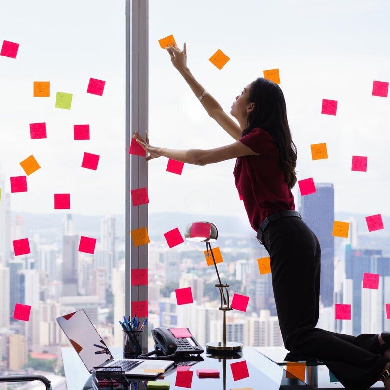 Ideen.kollektiv – Ionnotes Electrostatic Sticky Notes – 1048 Sheets ...
