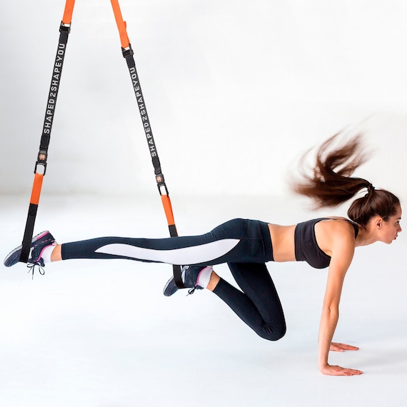 Schlingentrainer Sportgerät V.2024 Training zu Hause Slingtrainer Homegym Suspension Trainer