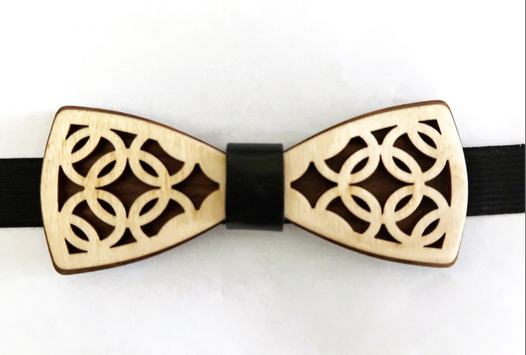 Celtic Bow Tie Wood Irish Wedding Groomsmen Gift Husband Etsy