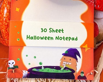 Potoo the Mage - Halloween Notepad - 30 Sheet