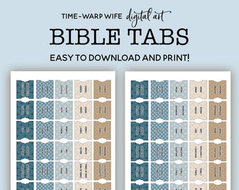 Printable Bible Tabs