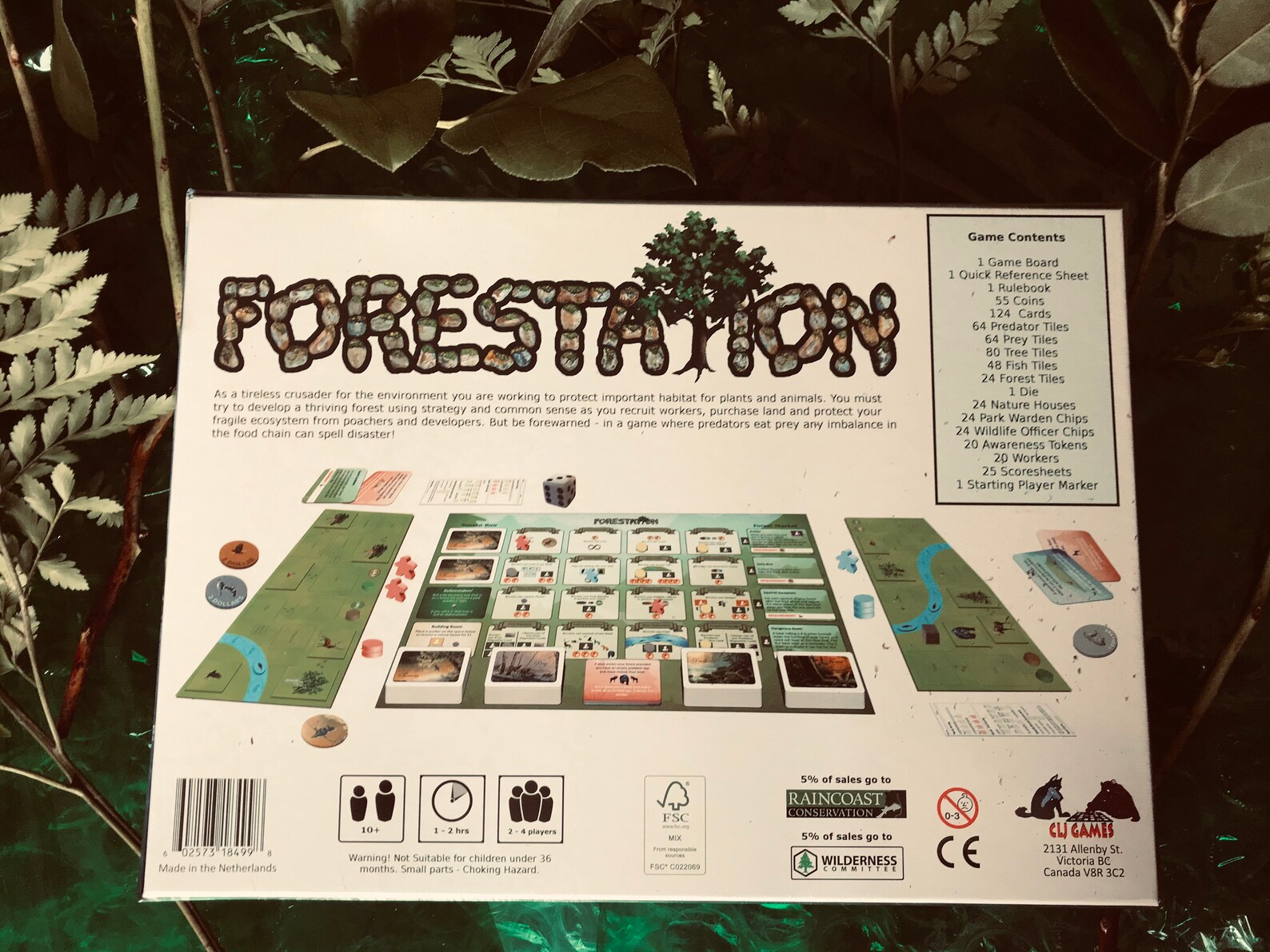Forestation Board Game Use Strategy and Cunning to Build a Etsy