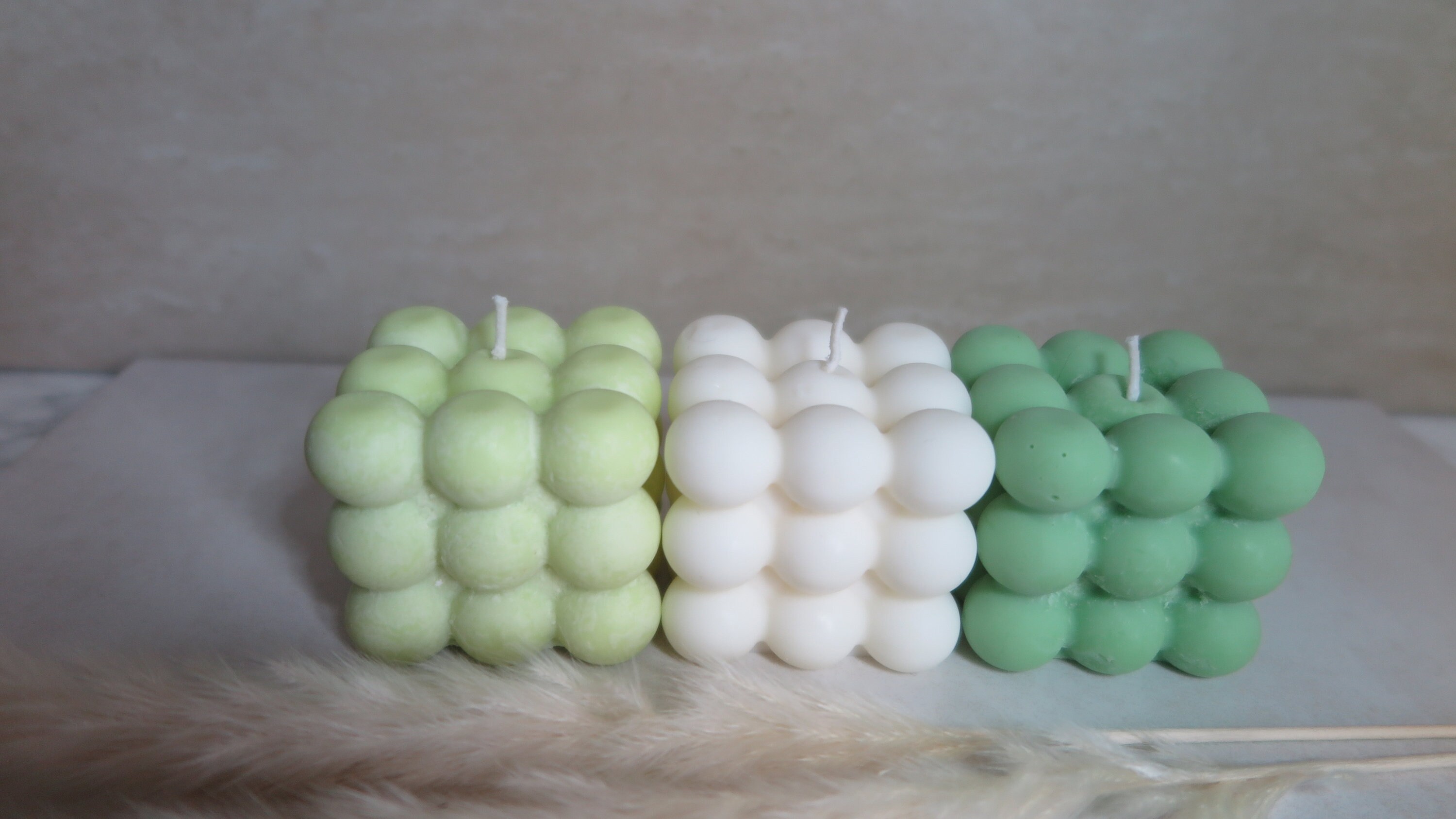 Luftblasenkerze Würfelkerze Rubiks Würfel Kerze | Etsy