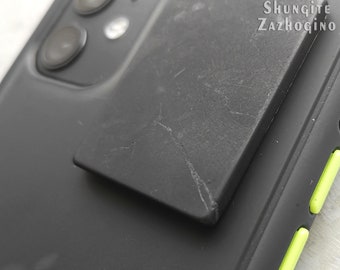 Big Size Shungite plate EMF protection Sticker - Shungite protector shields - Authentic Shungite stone Natural