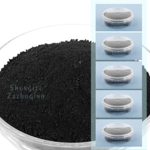 Big Package Shungite Powder 1 Pound | Natural Fellerene C60 Natural crushed shungite stones from Russia
