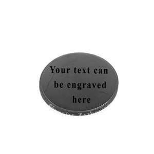 Shungite Customized Plate For Phone Your Personalization Text will be engraved on this plate image 4