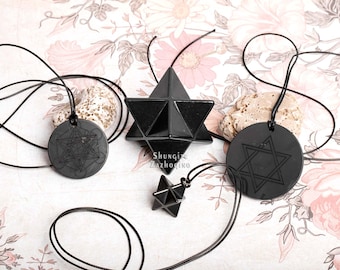 Shungite Merkaba Star | Metaphysical Crystals | Metatron’s Cube Sacred Geometry | Metatron Cube | Metatron’s spiritual | Star tetrahedron