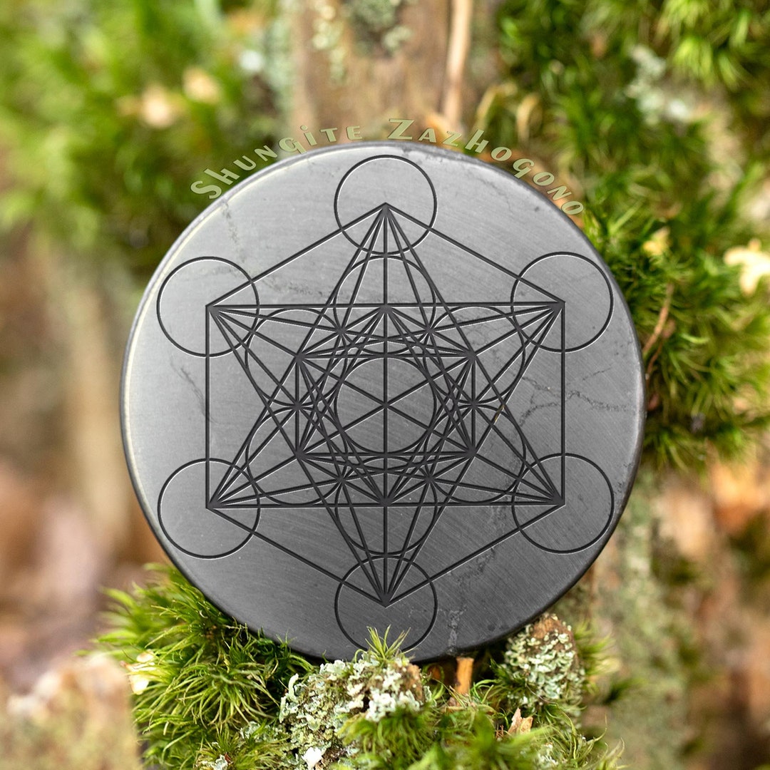 Authentic Shungite Stone Plate For Phone (1.2-1.6 Inch) – EMF Protection From Karelia