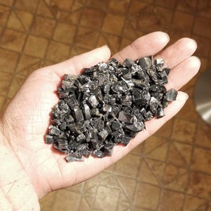 Elite Noble Shungite Stone Water | Fullerene c60 | - 3.5 OZ - Raw Elite Shungite 98% carbon | Shungite Type 1 from Karelia - 100gr.