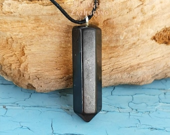 Guardian Crystal - Amulet for Spiritual Protection and Energy - Authentic Shungite Crystal Pendant -Natural Black Stone with Fullerenes