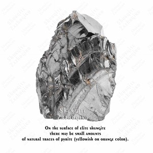 large shungite stone necklace