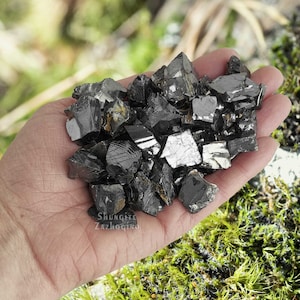 Elite Shungite Crystal for Water purification - 150 gr | GENUINE smooth Shungite stones not a fake | Shungite mineral Rock Fullerene c60