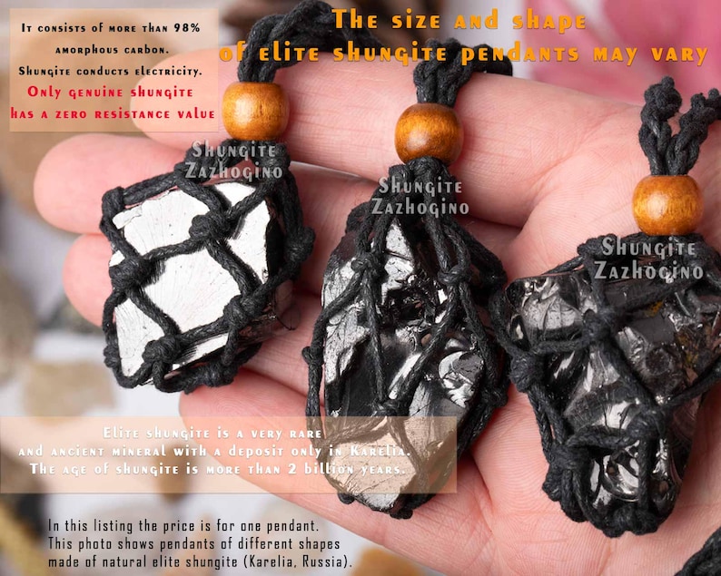 elite shungite necklace, large noble shungite necklace, big elite shungite pendant,  elite shungite necklace, elite shungite jewelry, noble shungite jewelry, Russian shungite pendant, Russian shungite, shungite pendant, shungite necklace