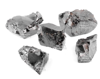 Elite Shungite stones large size | Fullerene c60 | Genuine Elite Noble shungite from Karelia