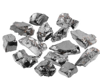 Raw Elite Shungite stones Middle size | 98% Carbon | Natural Fullerene c60 | Authentic Elite shungite