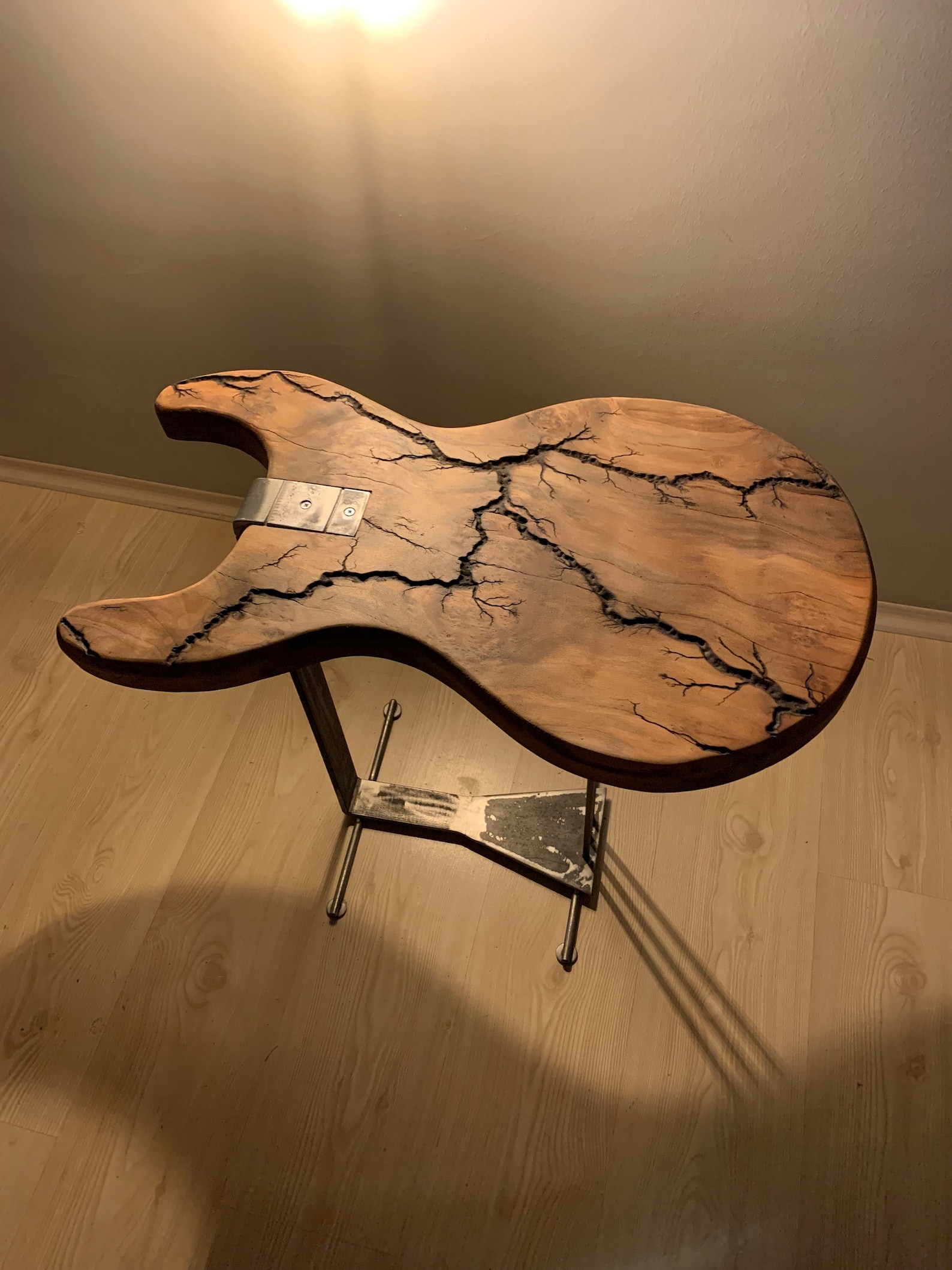 Guitar Coffee Table Guitar Table Coffee Table Guitar Shaped Etsy
