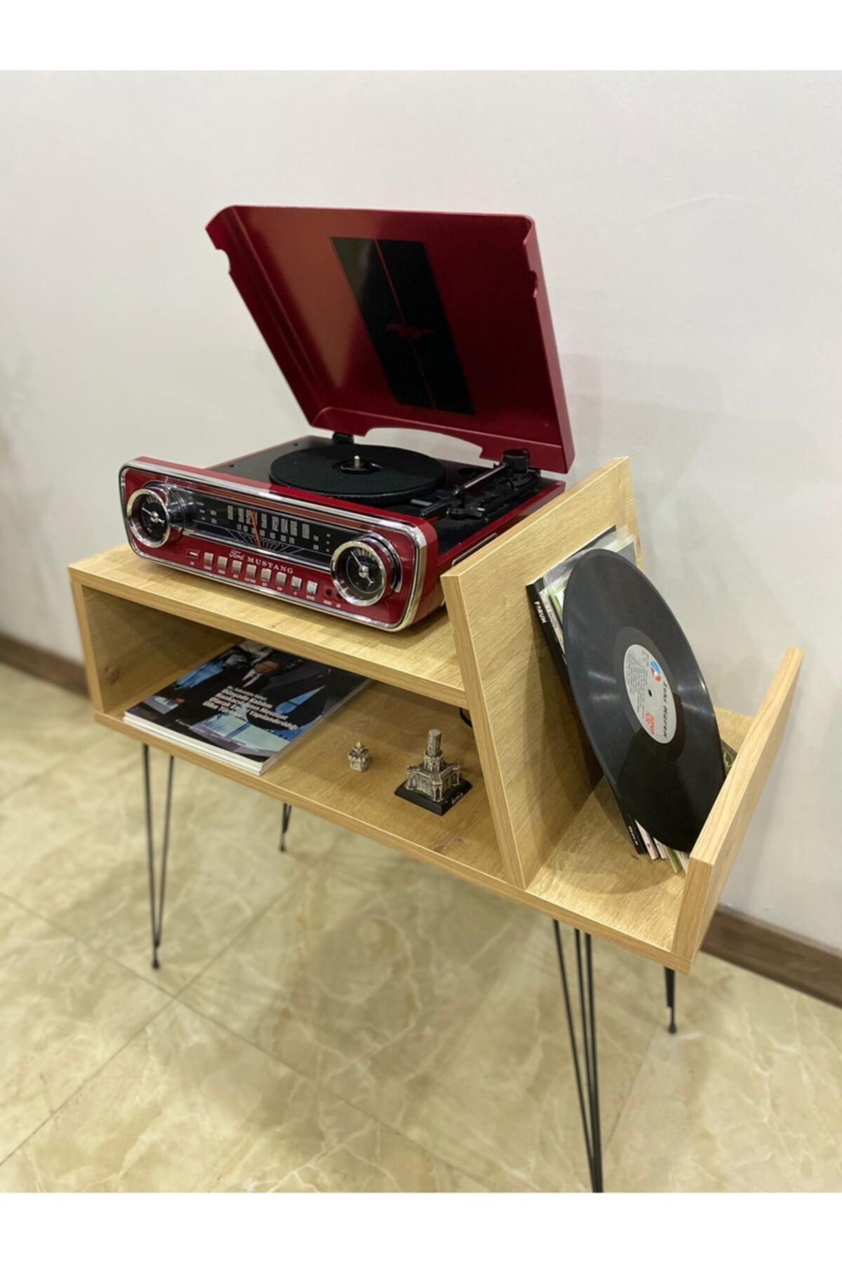 Record player stand Turntable Stand Media Console Vinyl Etsy
