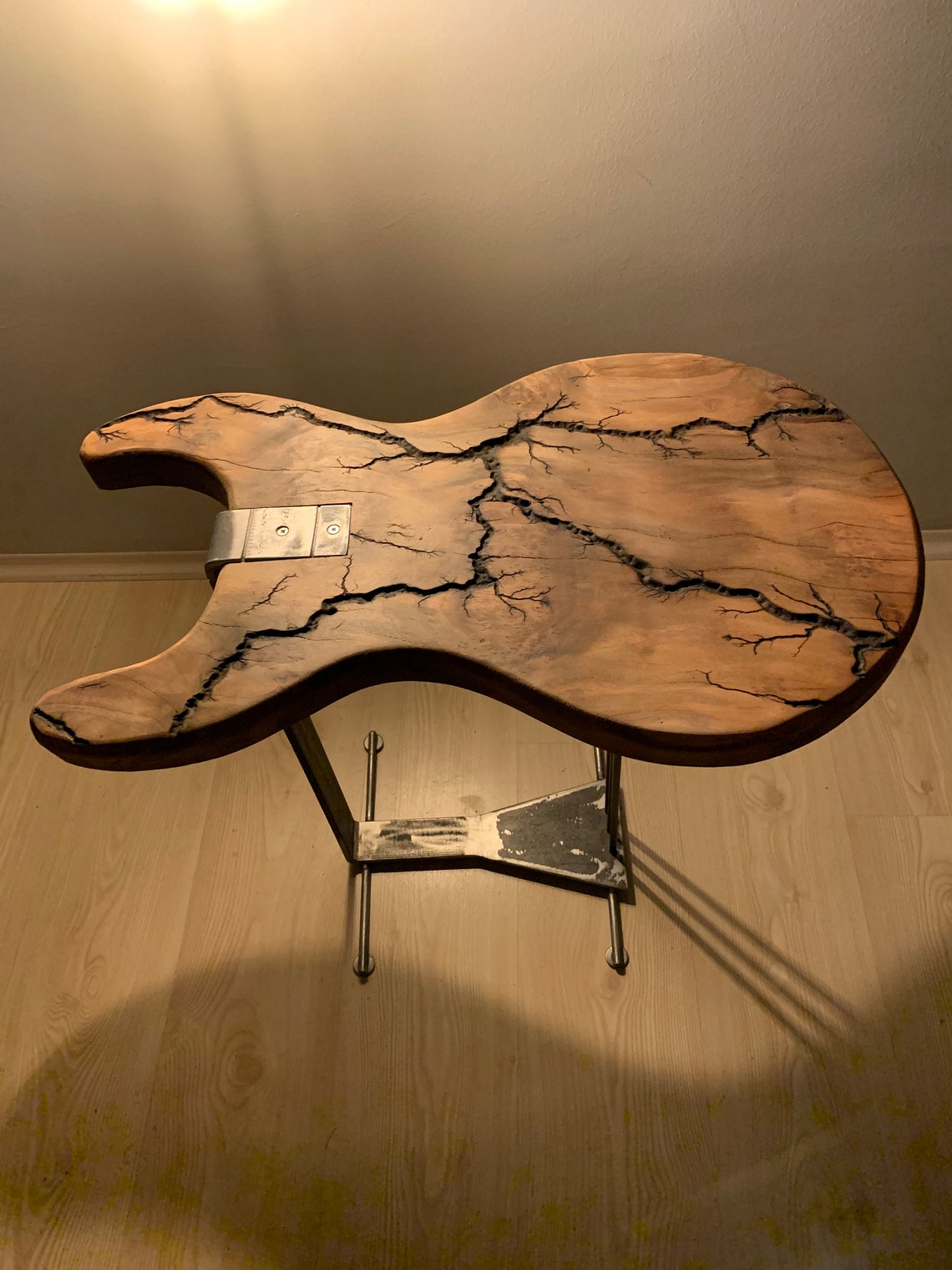 Guitar Coffee Table Guitar Table Coffee Table Guitar Shaped Etsy Canada