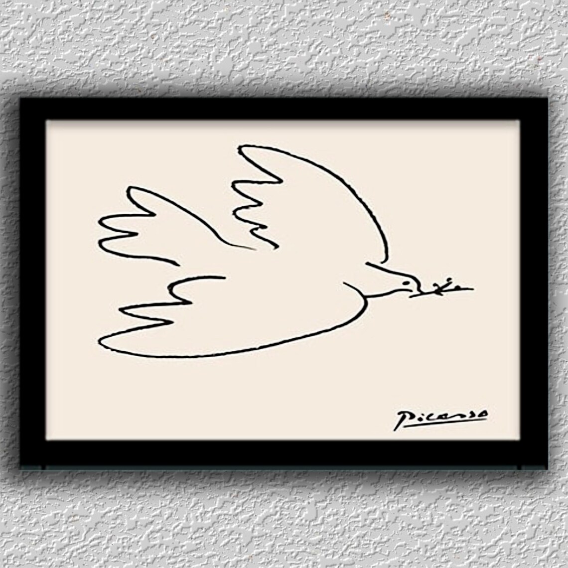 Set of 7 Picasso Prints Framed Prints Picasso Print Wall Etsy