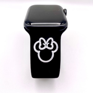 Minnie Silhouette Apple Watch Band I Minnie Ears I Apple Watch Band I Disney watch band