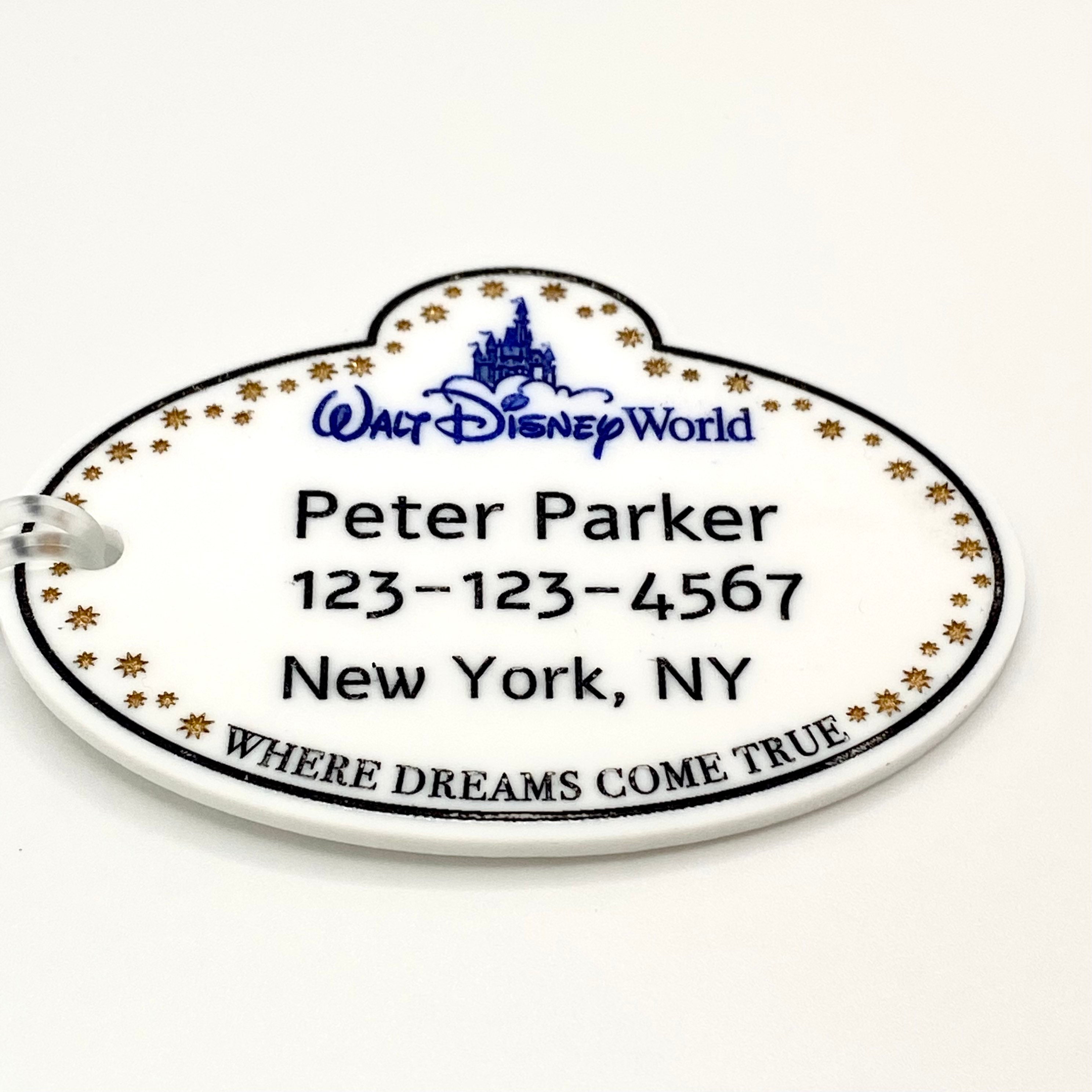 Disney Cast Member Inspired Luggage Tag L Disney Luggage Tag L Etsy