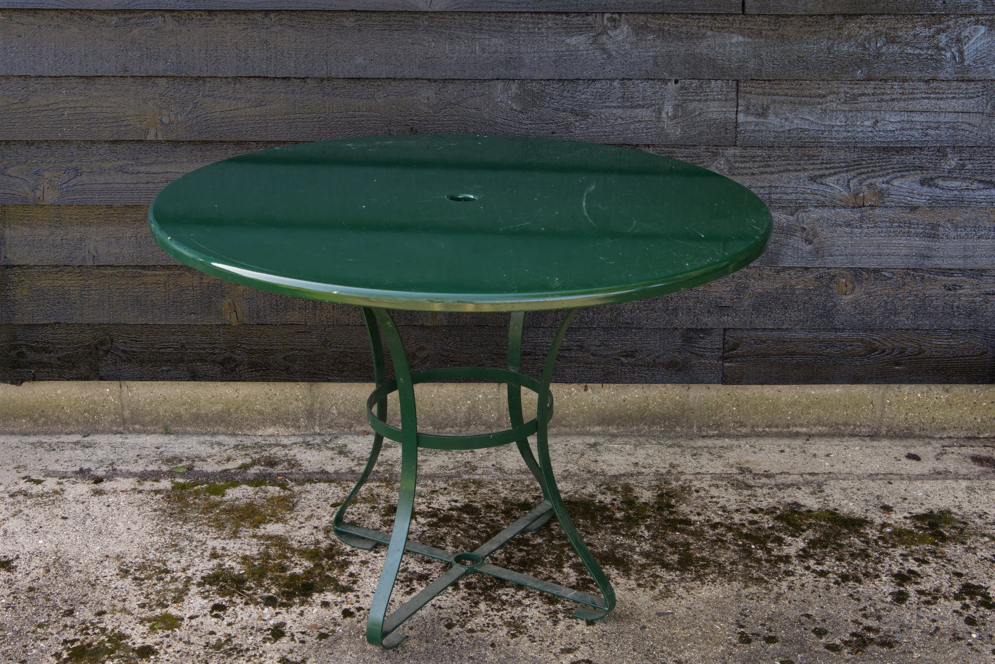 Grande table verte de jardin de métal pour le patio Etsy
