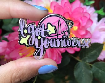 BTS ハートビート エナメルピン：I Got Youniverse グリッターピン