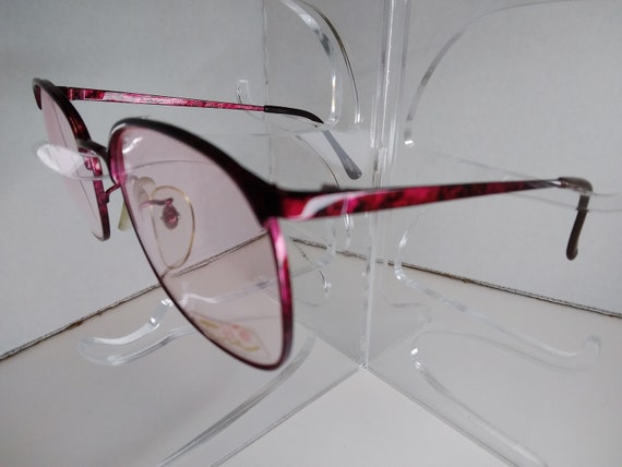 tura  260 vintage eyeglass frames 50-18-140 red - image 8